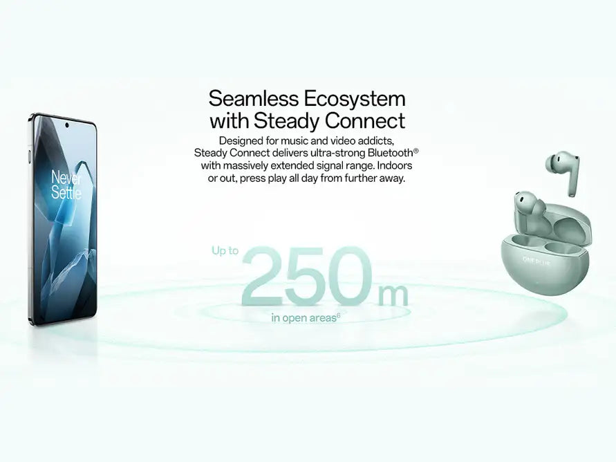 OnePlus Buds 4 seamless ecosystem with Steady Connect