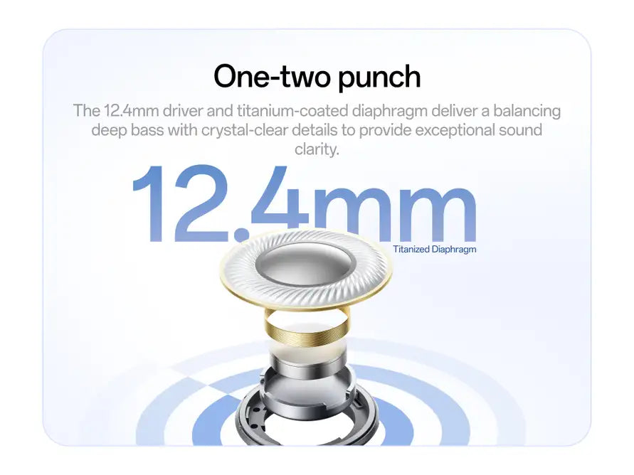 OnePlus Nord Buds 3r with 12.4mm dynamic drivers for powerful sound