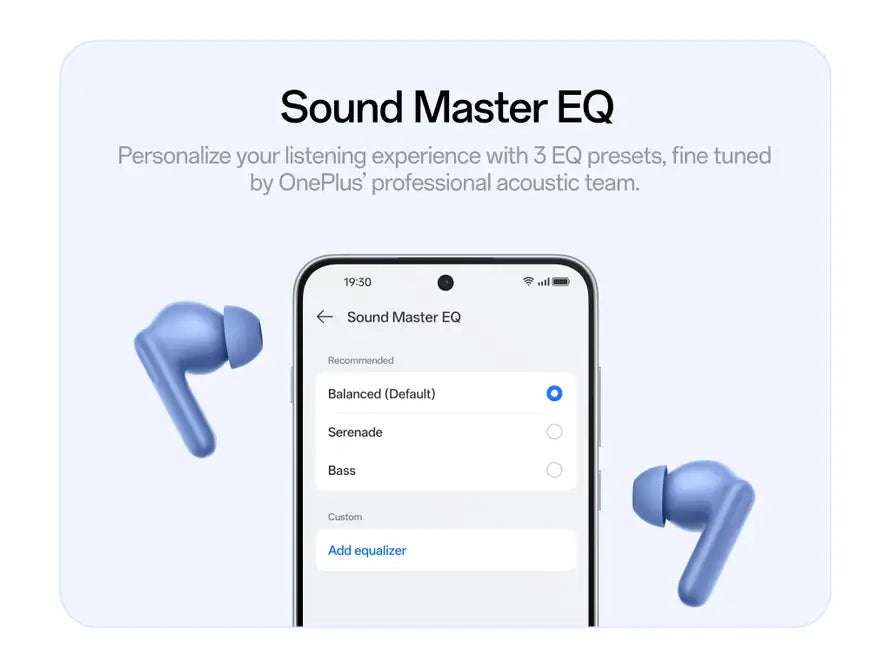 OnePlus Nord Buds 3r with Sound Master EQ tuning