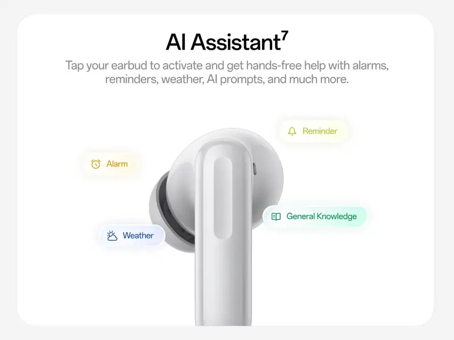 OnePlus Nord Buds 4 Pro with a built-in AI assistant