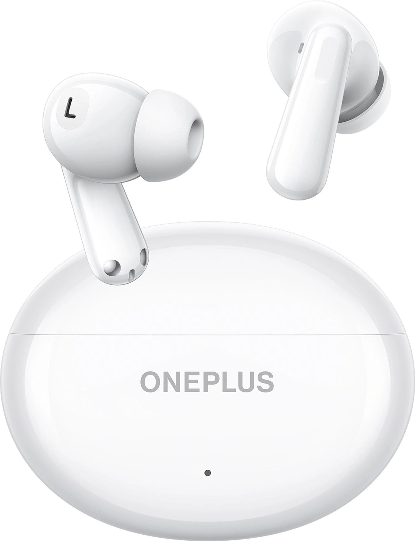 Melodic White | OnePlus Nord Buds 3 Melodic White earbuds with the charging case