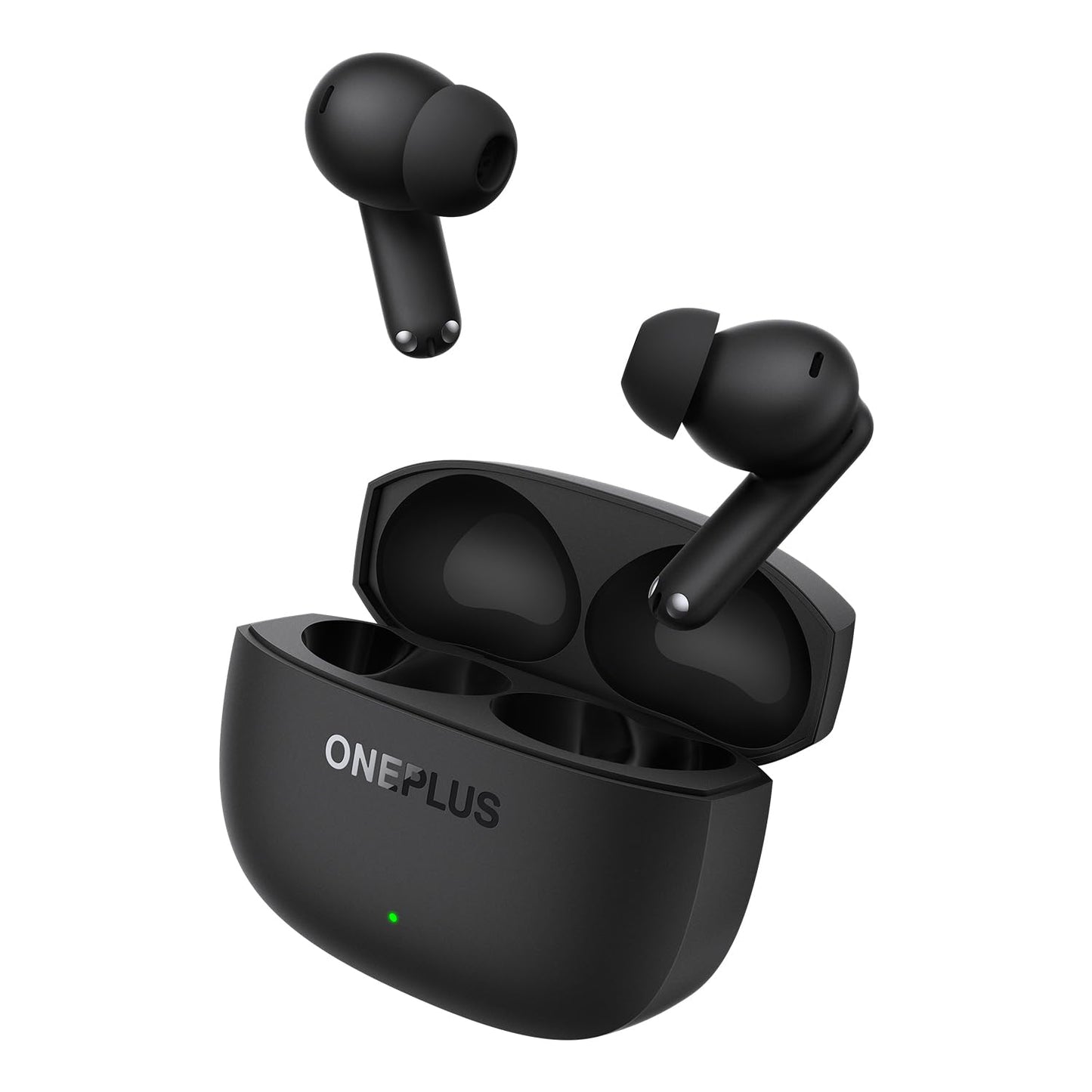 Raven Black | OnePlus Nord Buds 4 Pro Raven Black earbuds with the charging case