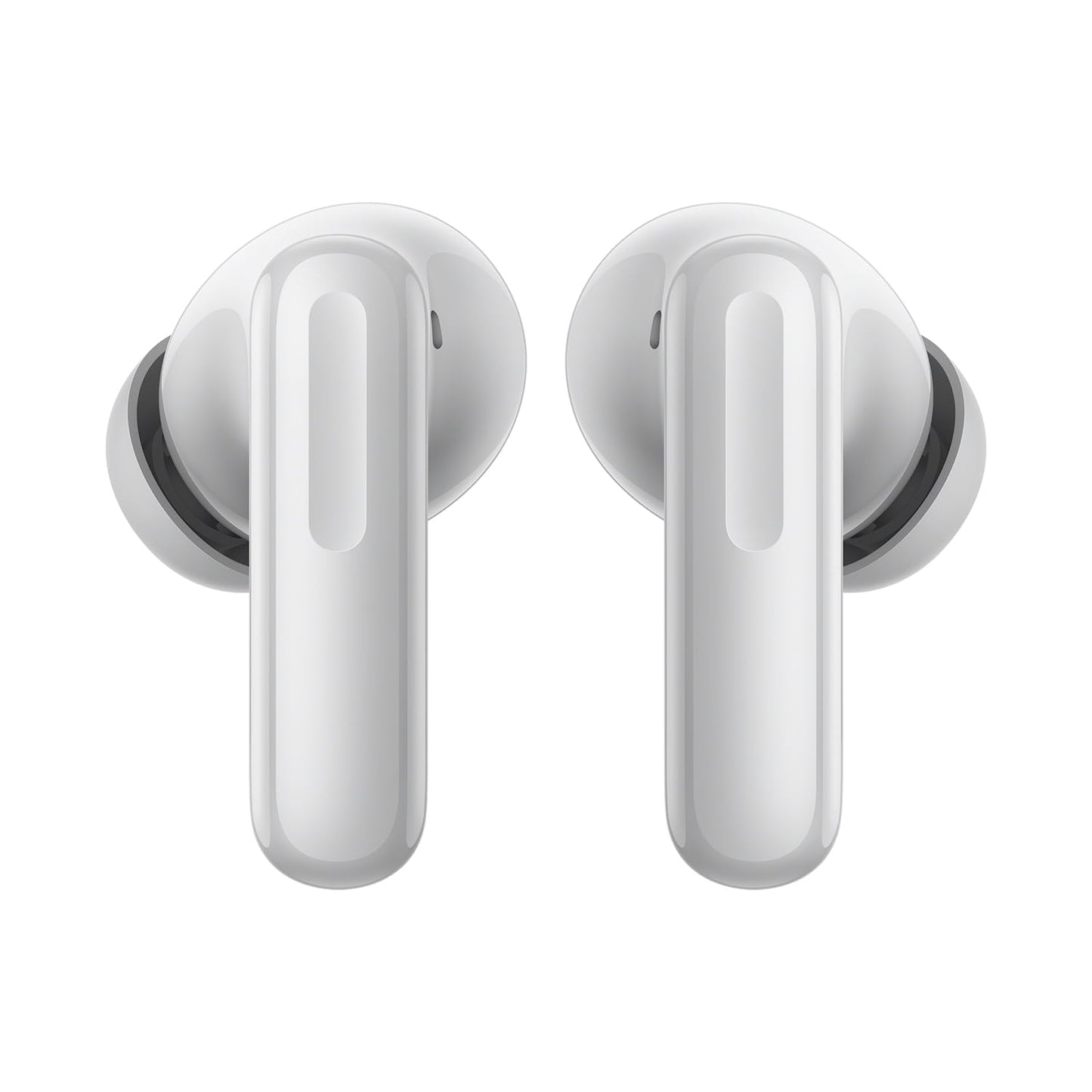 Radiant Gray | OnePlus Nord Buds 4 Pro Radiant Gray earbuds, front view showing the stems