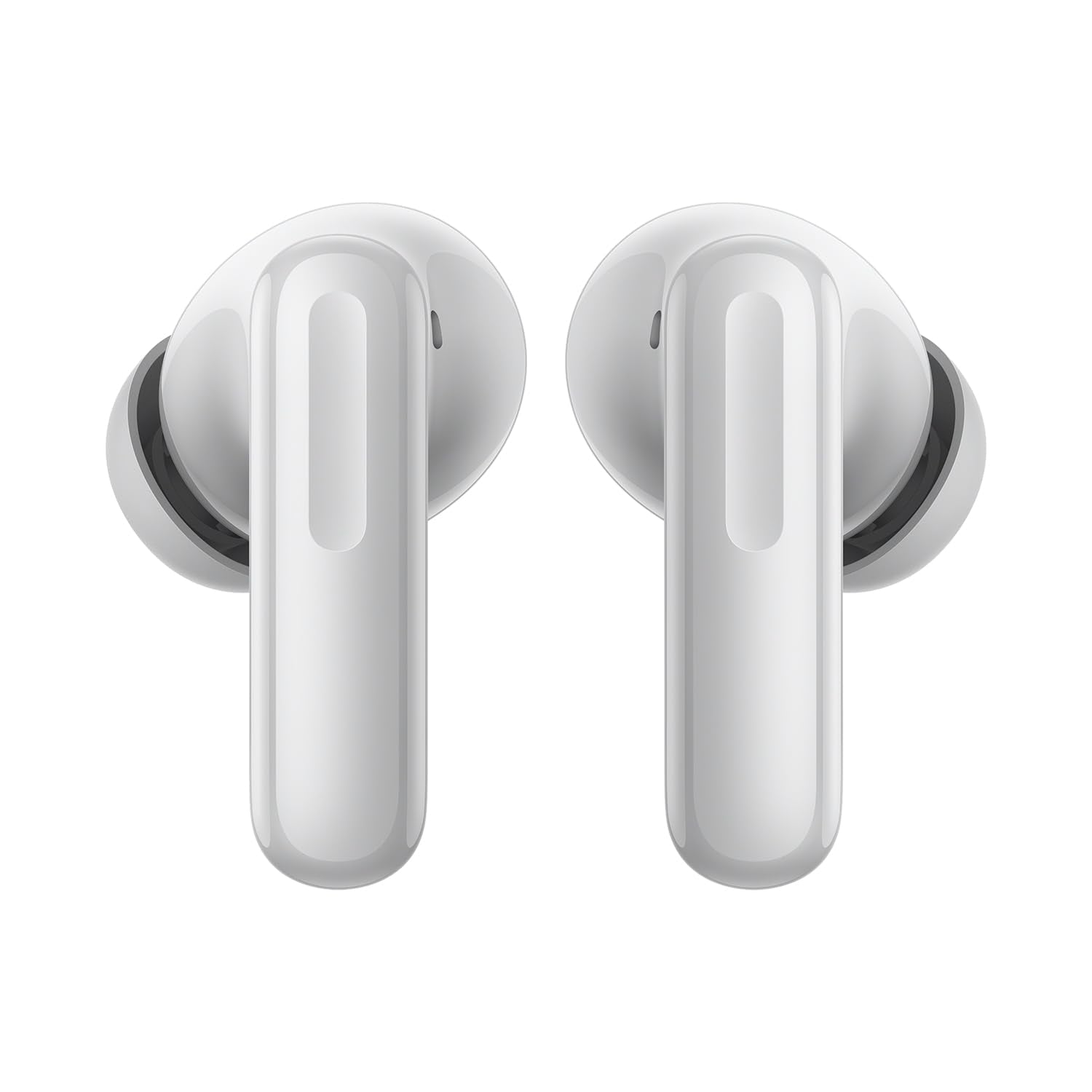 Radiant Gray | OnePlus Nord Buds 4 Pro Radiant Gray earbuds, front view showing the stems