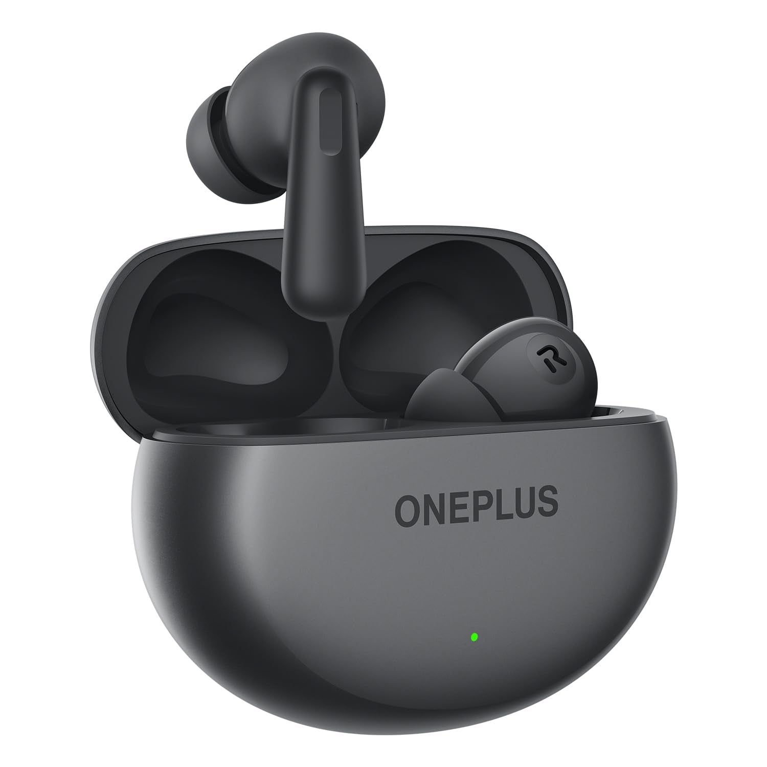 Harmonic Gray | OnePlus Nord Buds 3 Harmonic Gray earbuds with the charging case