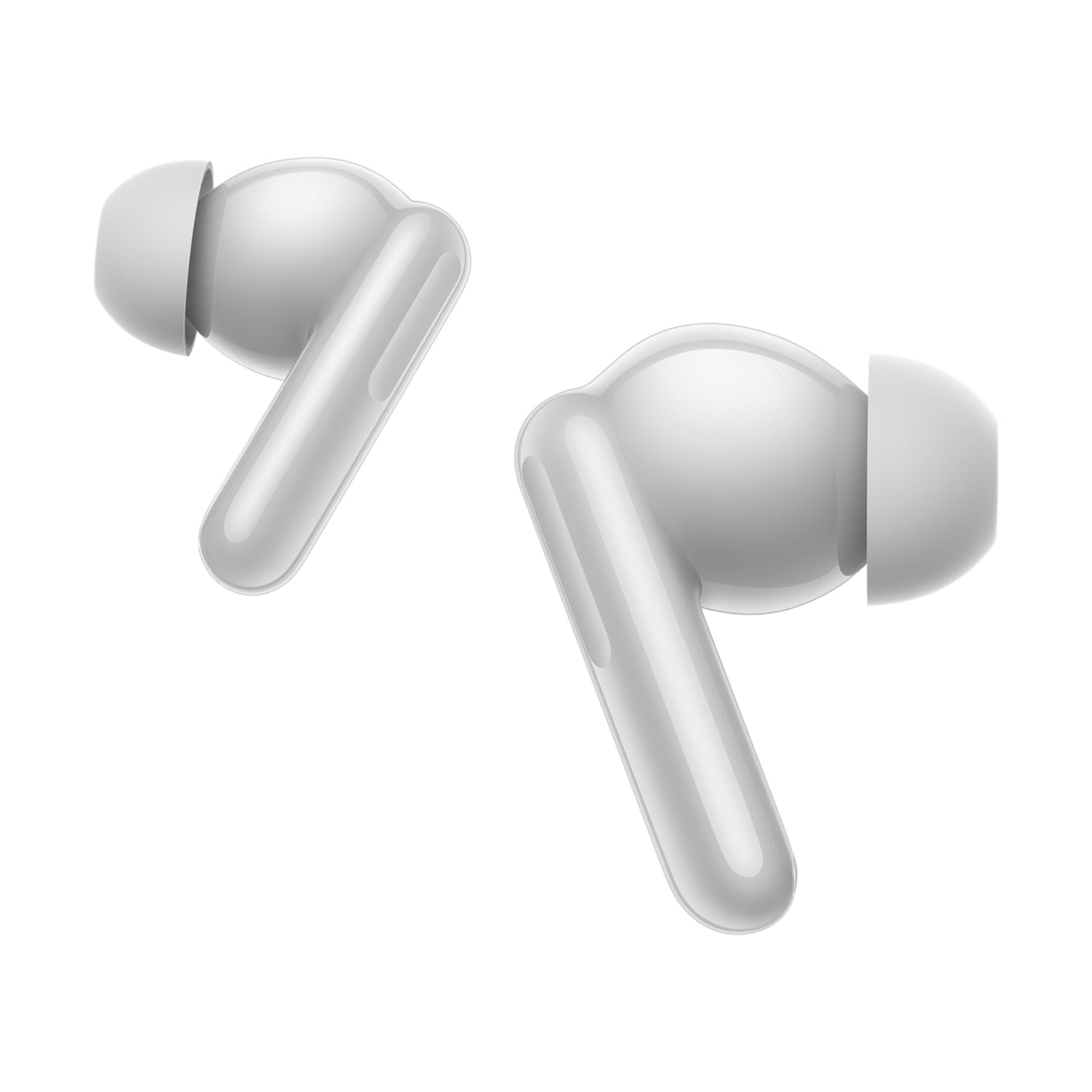 Radiant Gray | OnePlus Nord Buds 4 Pro Radiant Gray earbuds, ear-tip side view