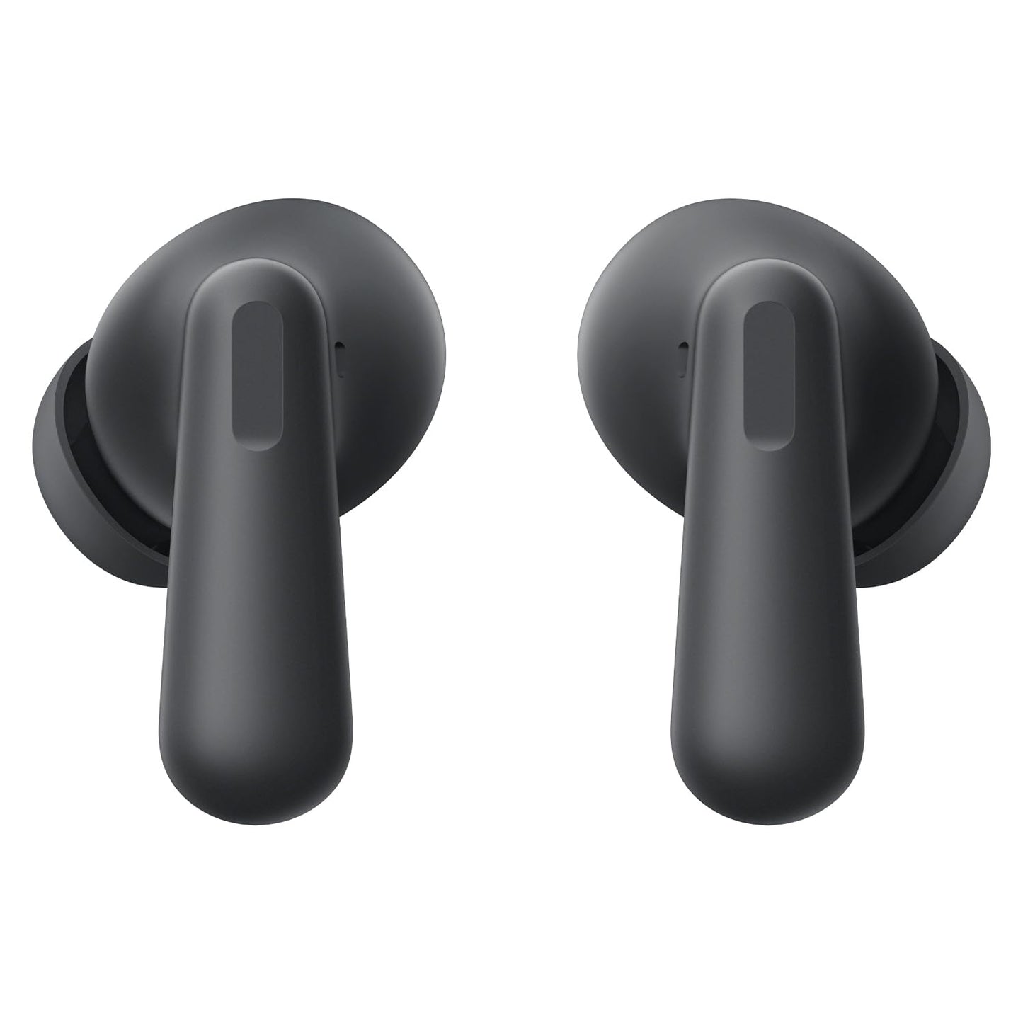 Harmonic Gray | OnePlus Nord Buds 3 Harmonic Gray earbuds, front view showing the stems