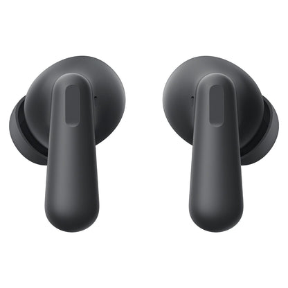 Harmonic Gray | OnePlus Nord Buds 3 Harmonic Gray earbuds, front view showing the stems
