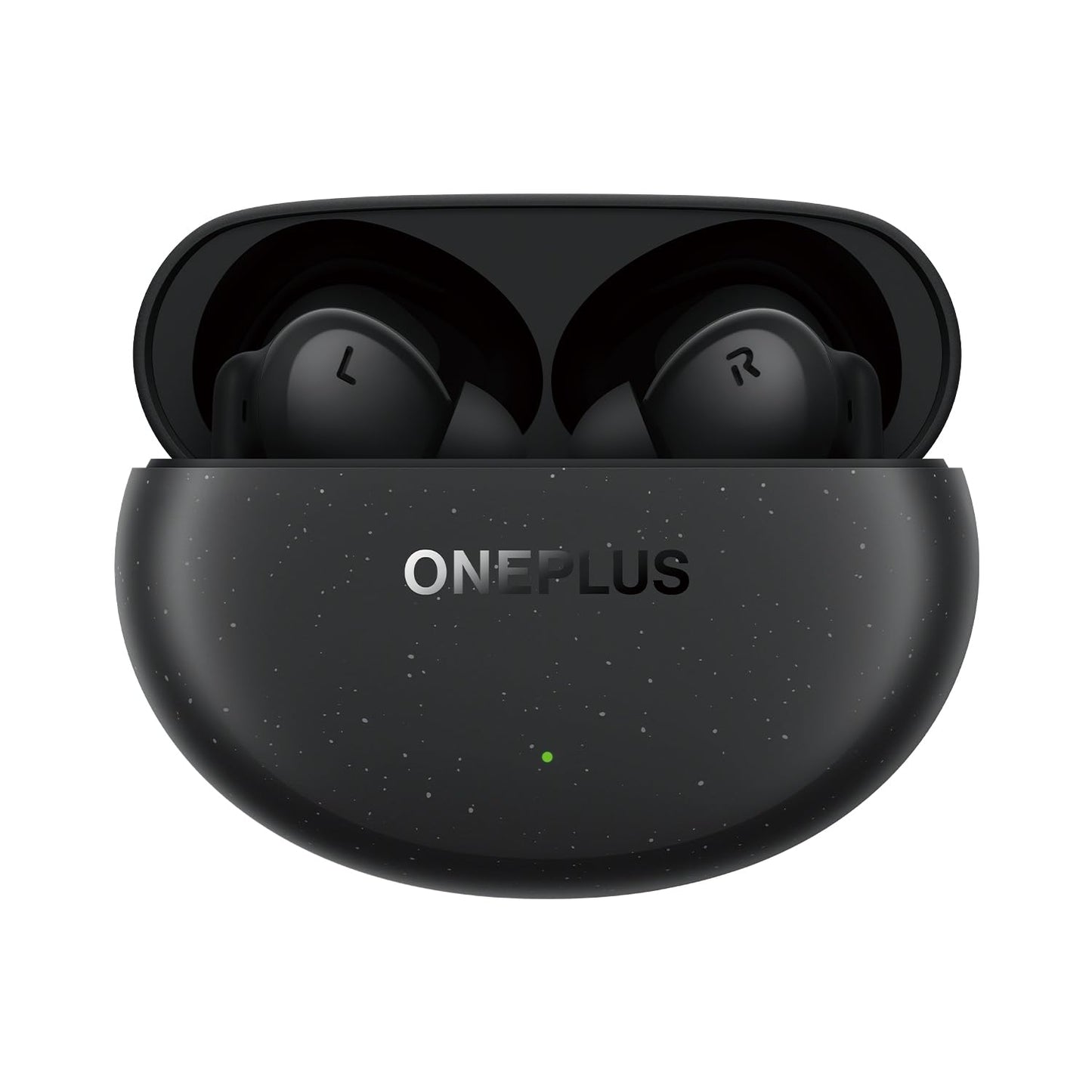 Starry Black | OnePlus Nord Buds 3 Pro in Starry Black, earbuds seated in the open charging case