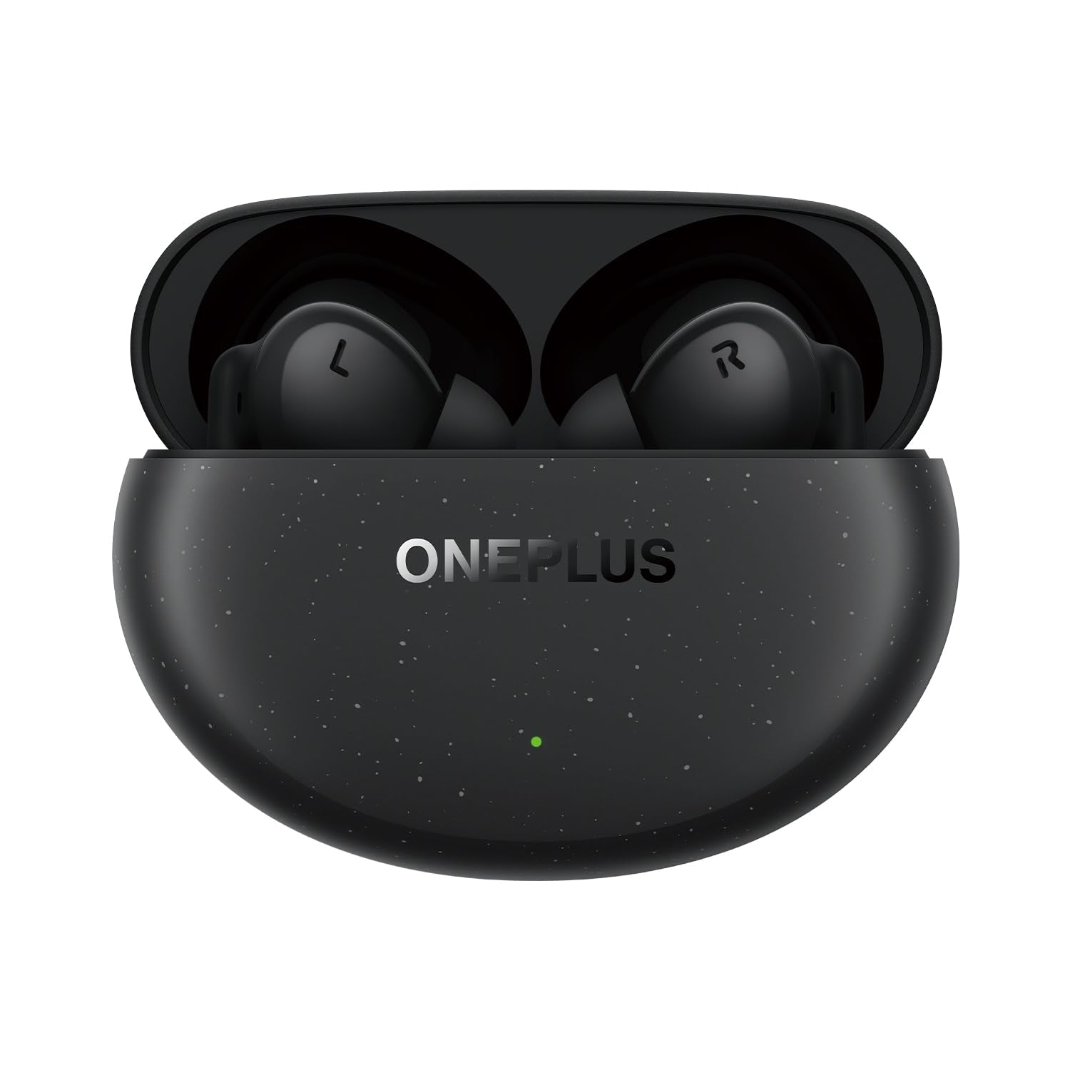 Starry Black | OnePlus Nord Buds 3 Pro in Starry Black, earbuds seated in the open charging case