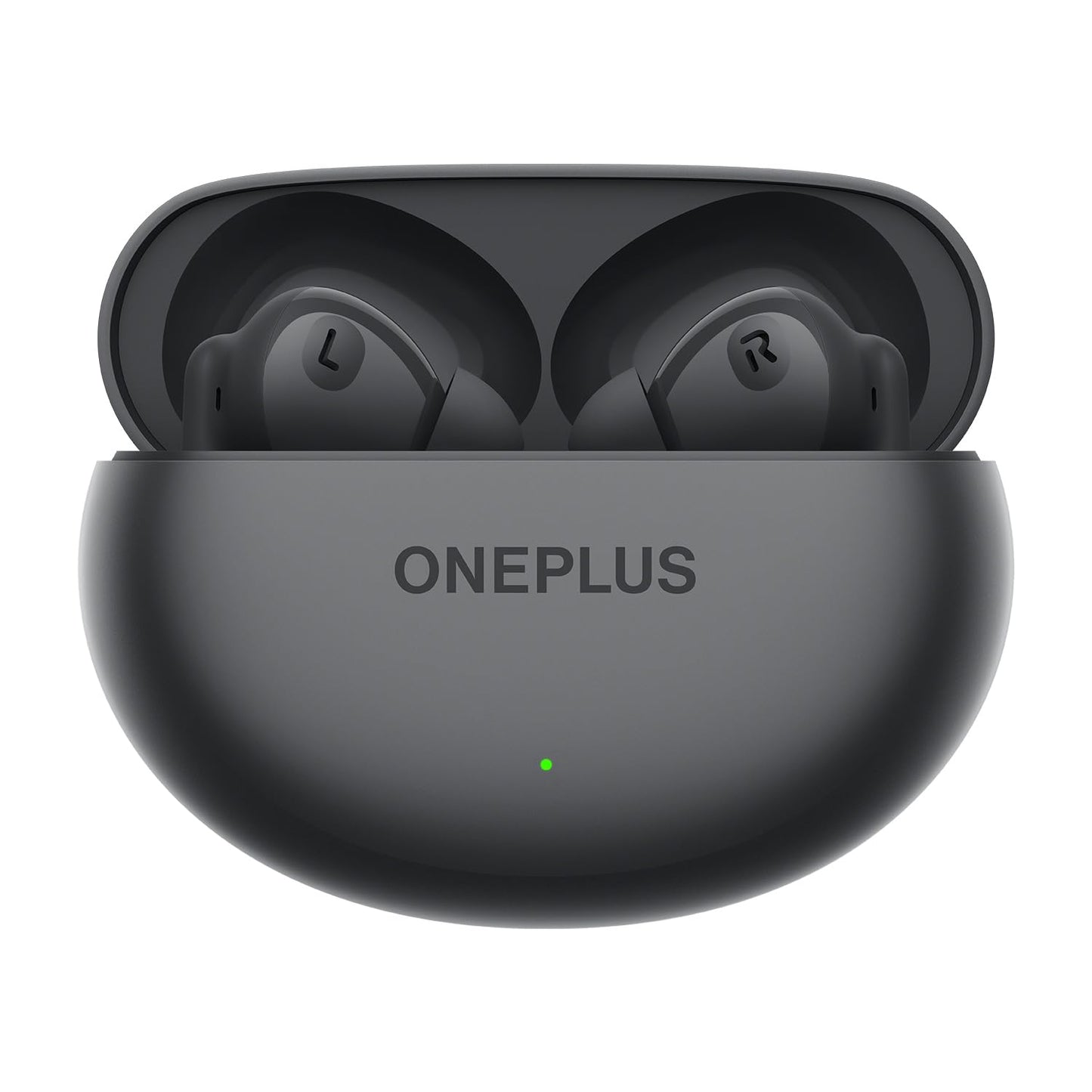 Harmonic Gray | OnePlus Nord Buds 3 in Harmonic Gray, earbuds in the open charging case