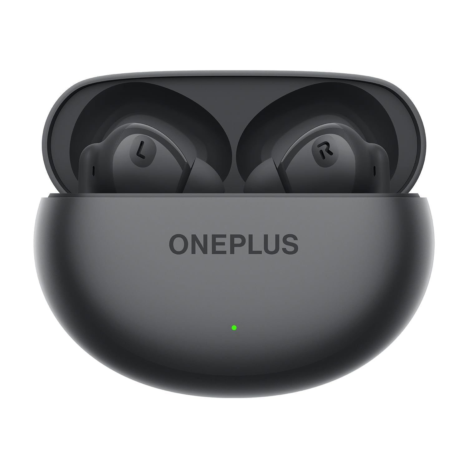 Harmonic Gray | OnePlus Nord Buds 3 in Harmonic Gray, earbuds in the open charging case
