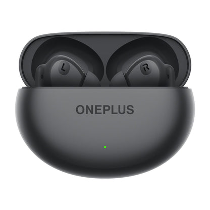 Harmonic Gray | OnePlus Nord Buds 3 in Harmonic Gray, earbuds in the open charging case