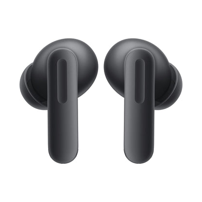 Storm Gray | OnePlus Buds 4 Storm Gray earbuds, front view showing the touch stems