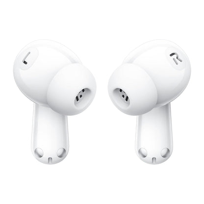 Melodic White | OnePlus Nord Buds 3 Melodic White earbuds, ear-tip side view