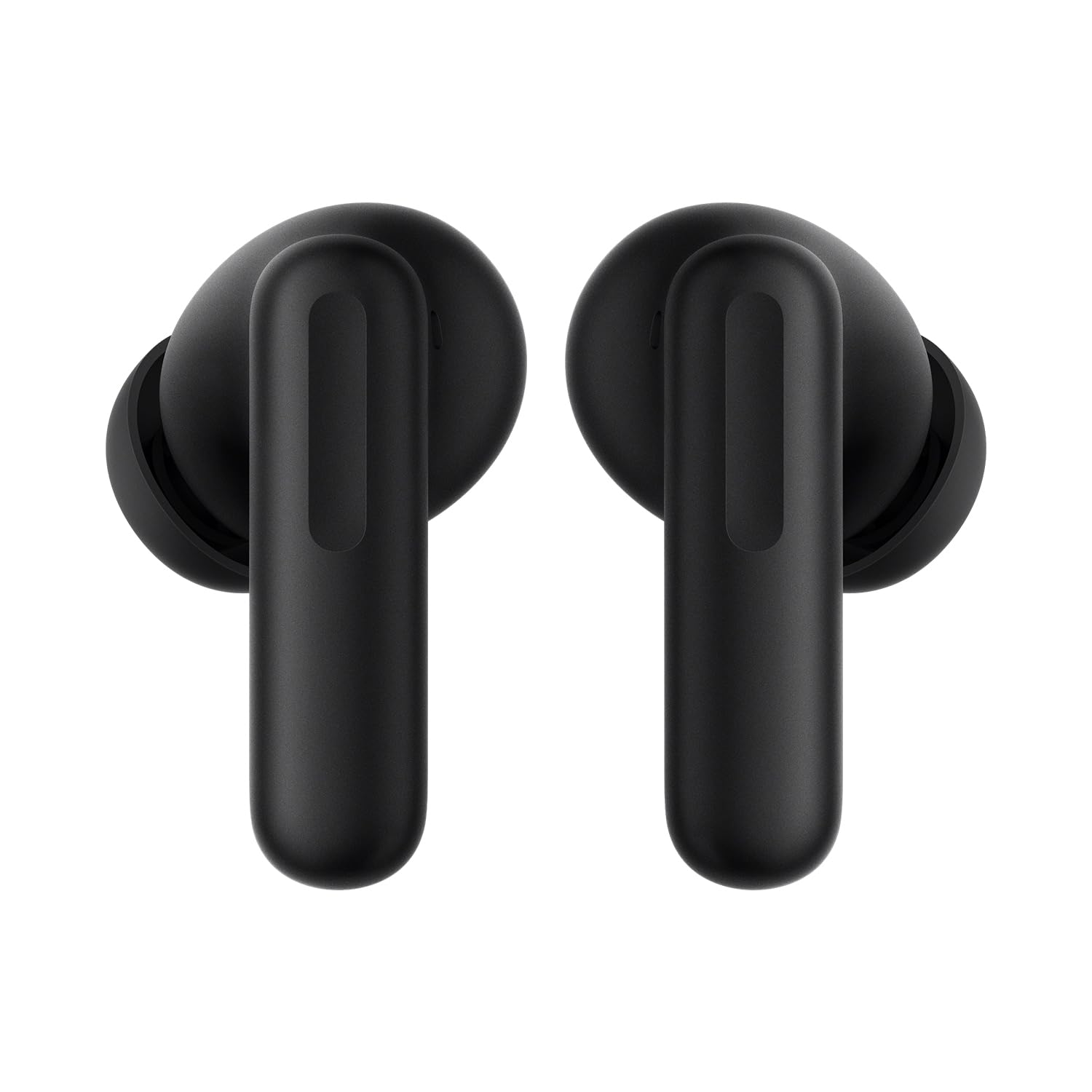 Raven Black | OnePlus Nord Buds 4 Pro Raven Black earbuds, front view showing the stems