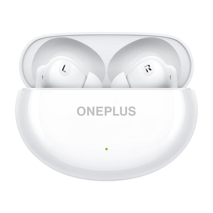 Melodic White | OnePlus Nord Buds 3 in Melodic White, earbuds in the open charging case