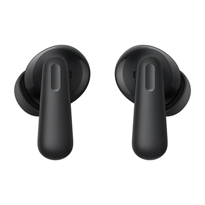 Starry Black | OnePlus Nord Buds 3 Pro Starry Black earbuds, front view showing the stems