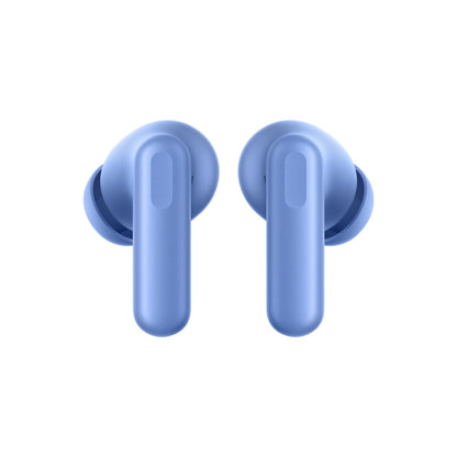 Aura Blue | OnePlus Nord Buds 3r Aura Blue earbuds, front view showing the stems