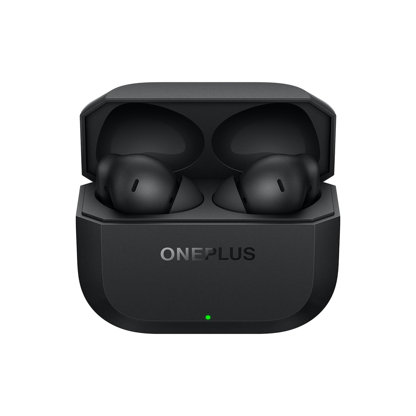 Ash Black | OnePlus Nord Buds 3r in Ash Black, earbuds in the open charging case