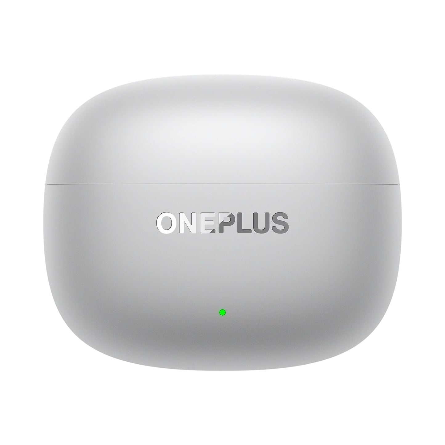 Radiant Gray | OnePlus Nord Buds 4 Pro Radiant Gray charging case, closed, front view