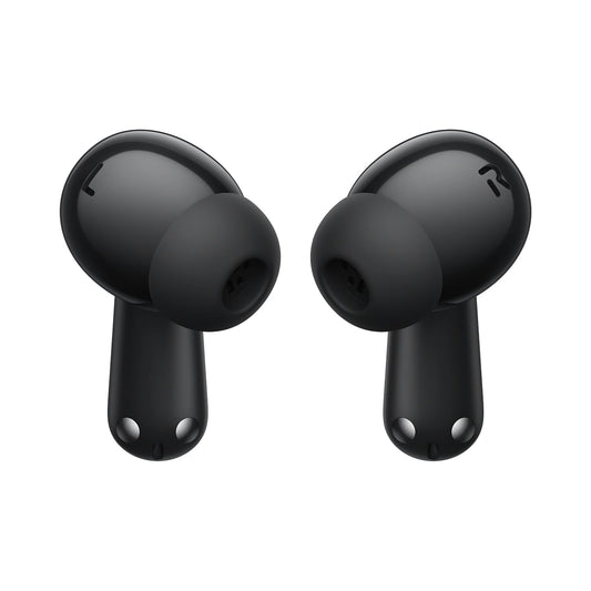 Starry Black | OnePlus Nord Buds 3 Pro Starry Black earbuds, ear-tip side view with microphones