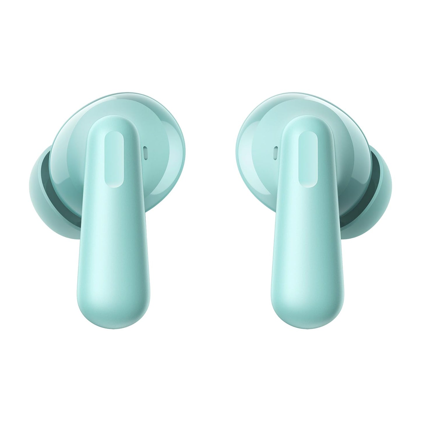 Soft Jade | OnePlus Nord Buds 3 Pro Soft Jade earbuds, front view showing the stems