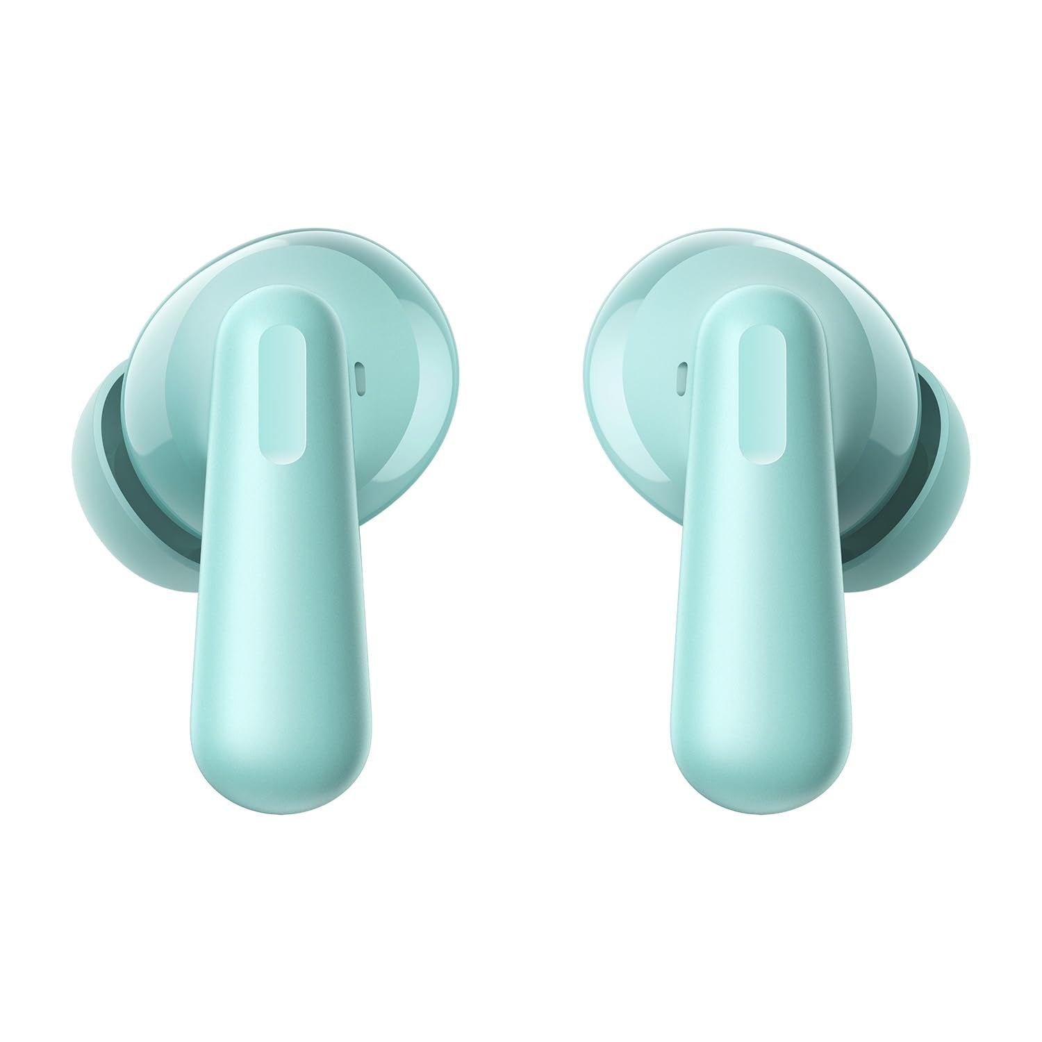 Soft Jade | OnePlus Nord Buds 3 Pro Soft Jade earbuds, front view showing the stems