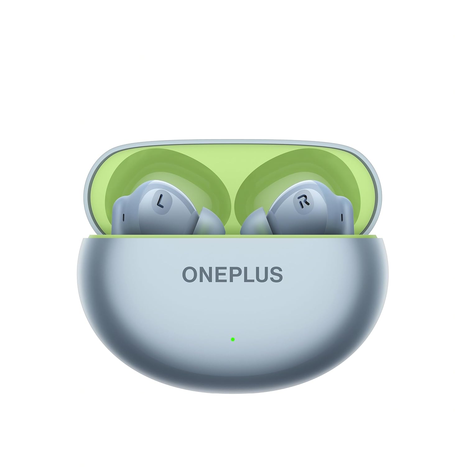 Chromatic Blue | OnePlus Nord Buds 3 in Chromatic Blue, earbuds in the open charging case