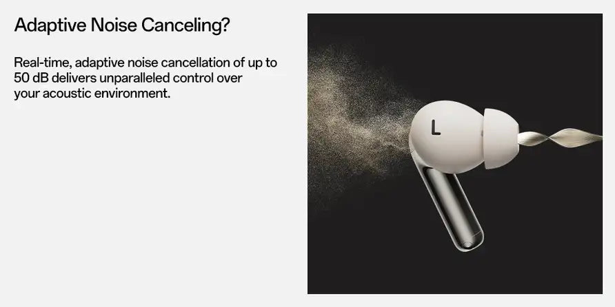 OnePlus Buds Pro 3 with adaptive noise cancellation