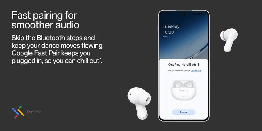 OnePlus Nord Buds 3 fast pairing for smoother audio