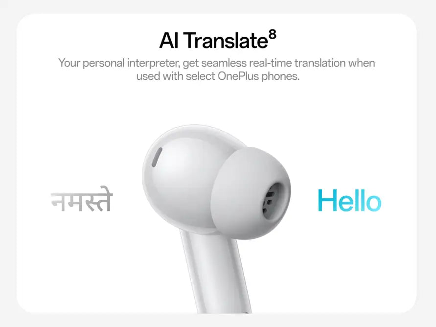 OnePlus Nord Buds 4 Pro with real-time AI translation