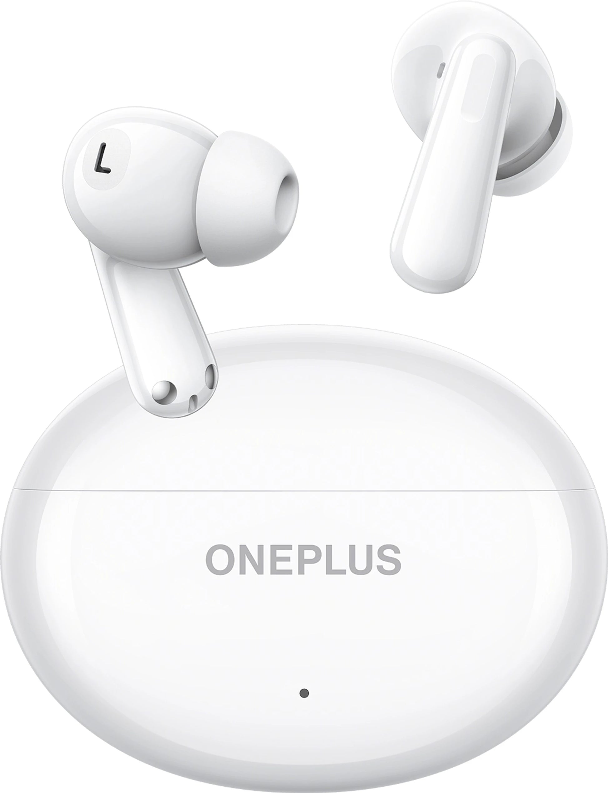 Melodic White | OnePlus Nord Buds 3 Melodic White earbuds with the charging case